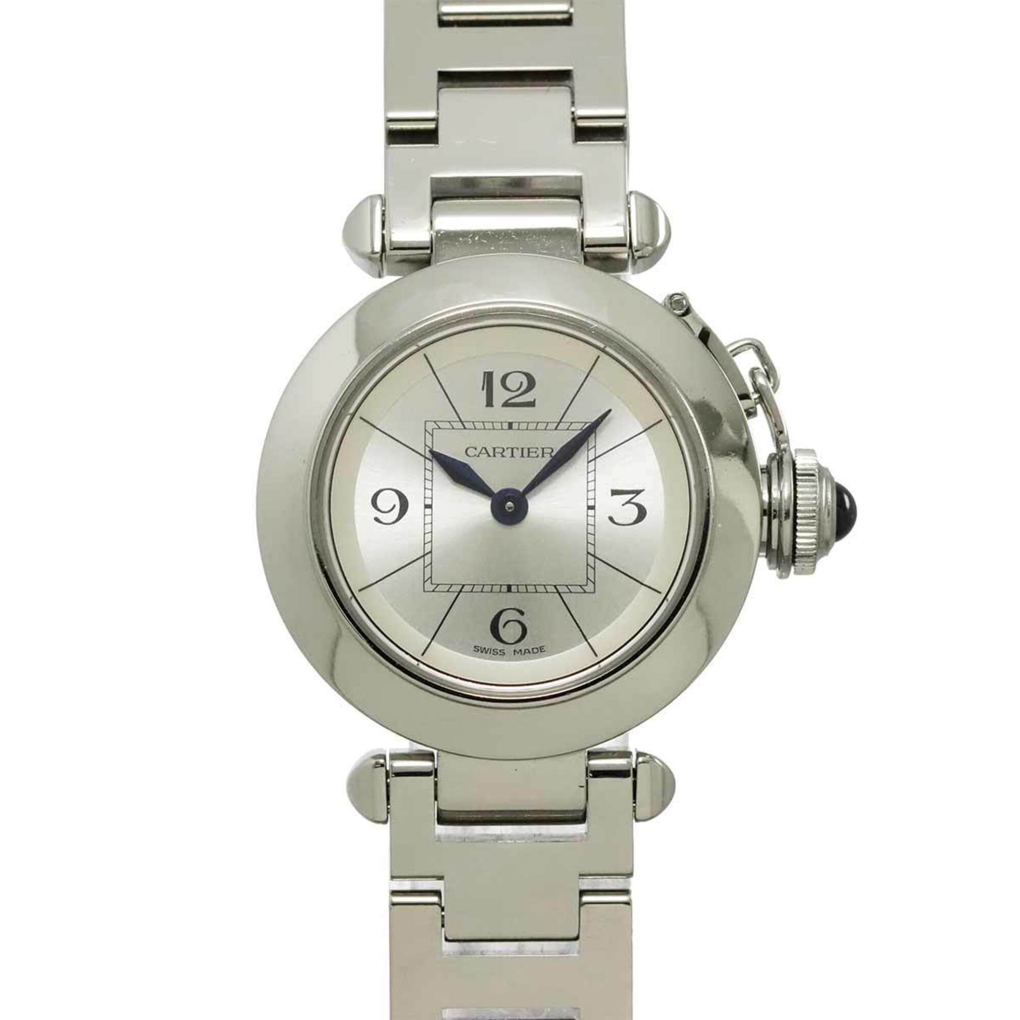 2000_b6a9fc24-2f03-4baa-83e1-664f2f6a02b5.jpg Cartier Miss Pasha 27mm Silver - Image 1