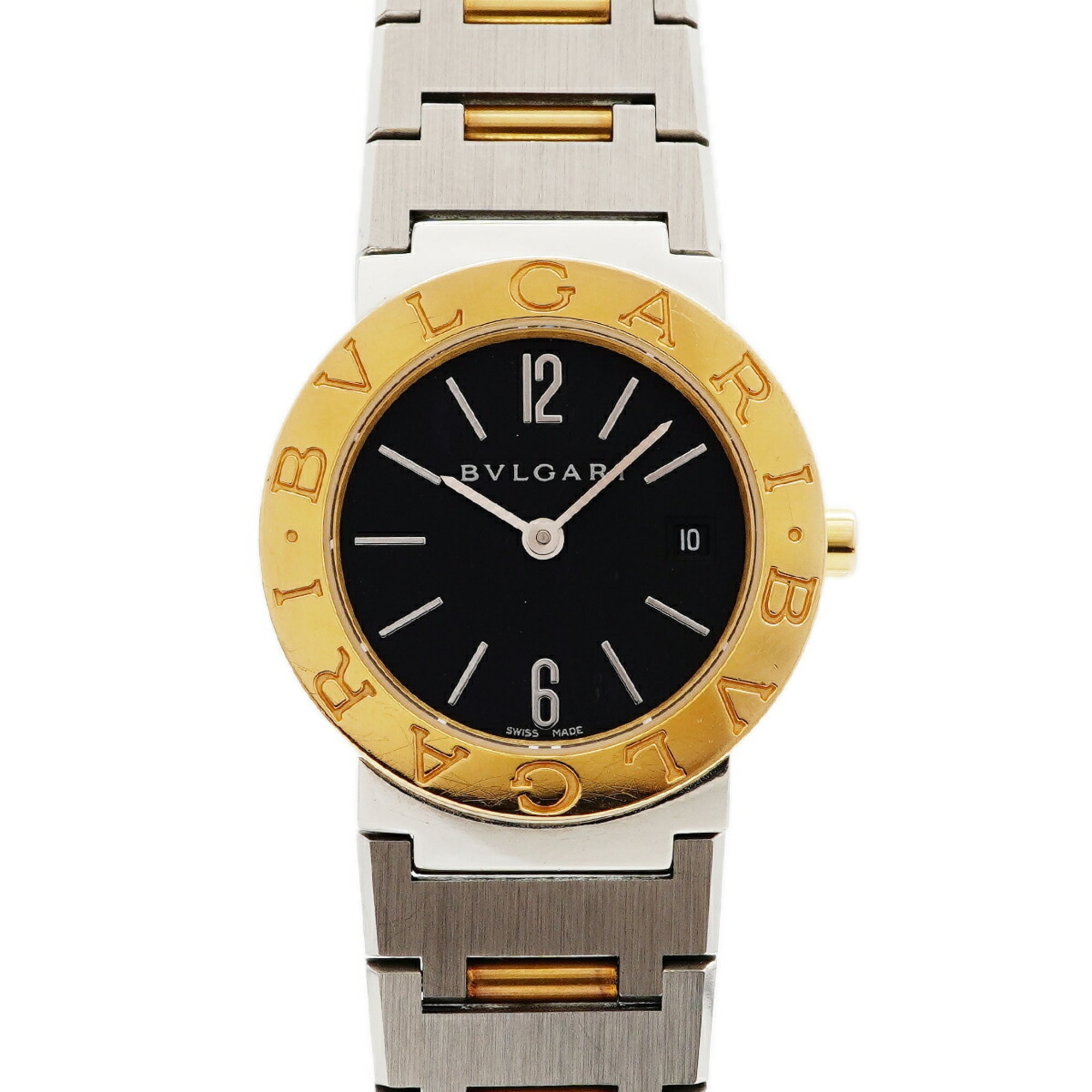 2000_b8e6ca8f-10c1-4f47-8f50-23a8471891cc.jpg Bvlgari BB26SG Black Dial Wo - Image 1