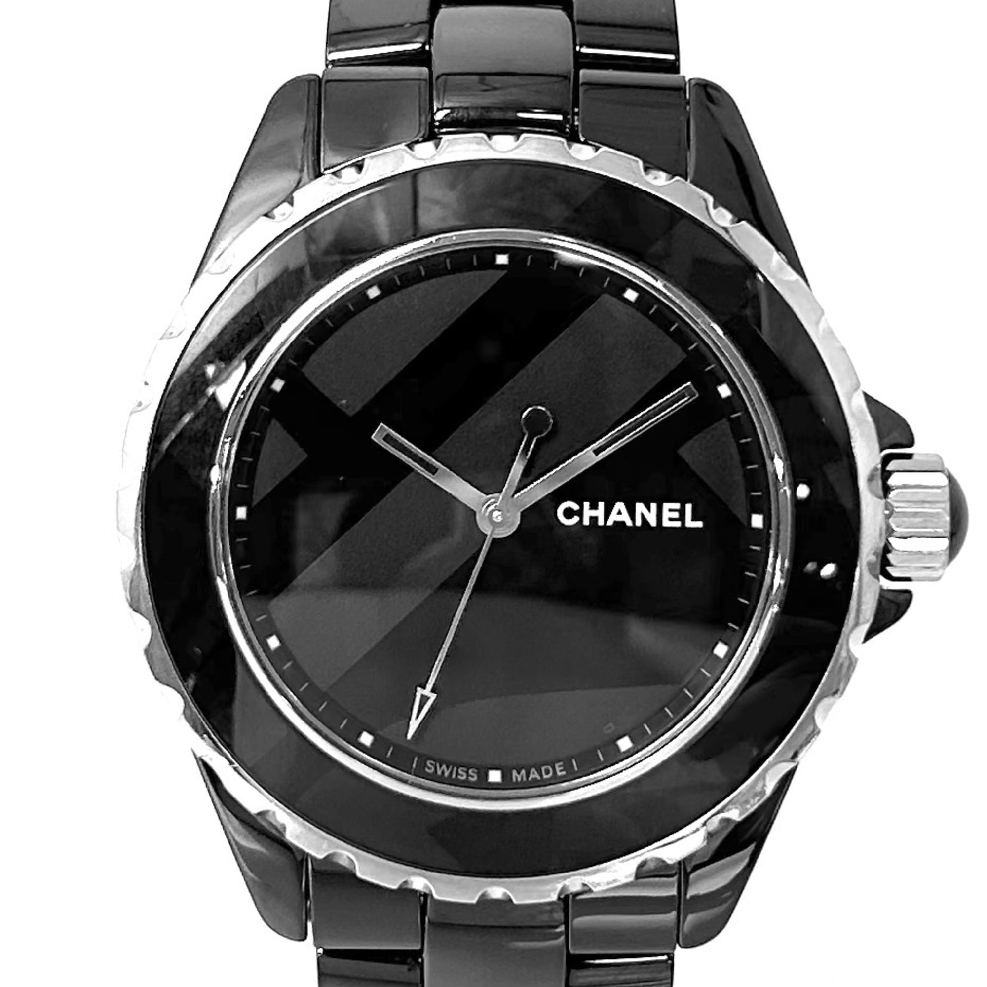 2000_bac35661-5330-4135-be62-c85374cbb367.jpg Chanel J12 Untitled Black Dial AT CHANEL H5581 Automatic Ceramic - Image 1