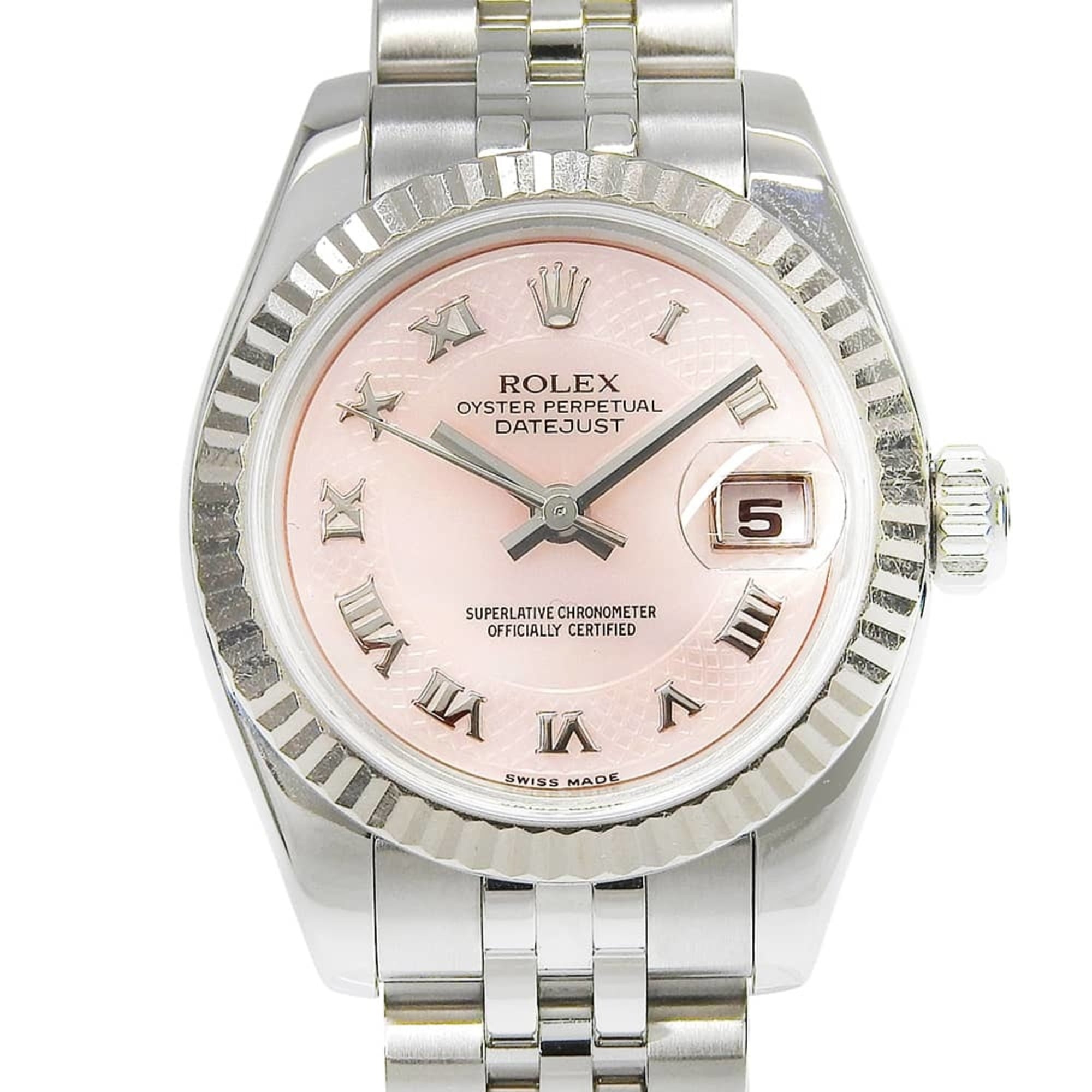 2000_c23546a4-6175-44fb-a2a6-ba8aafa474d1.jpg Rolex Datejust 26mm Pink shell - Image 1