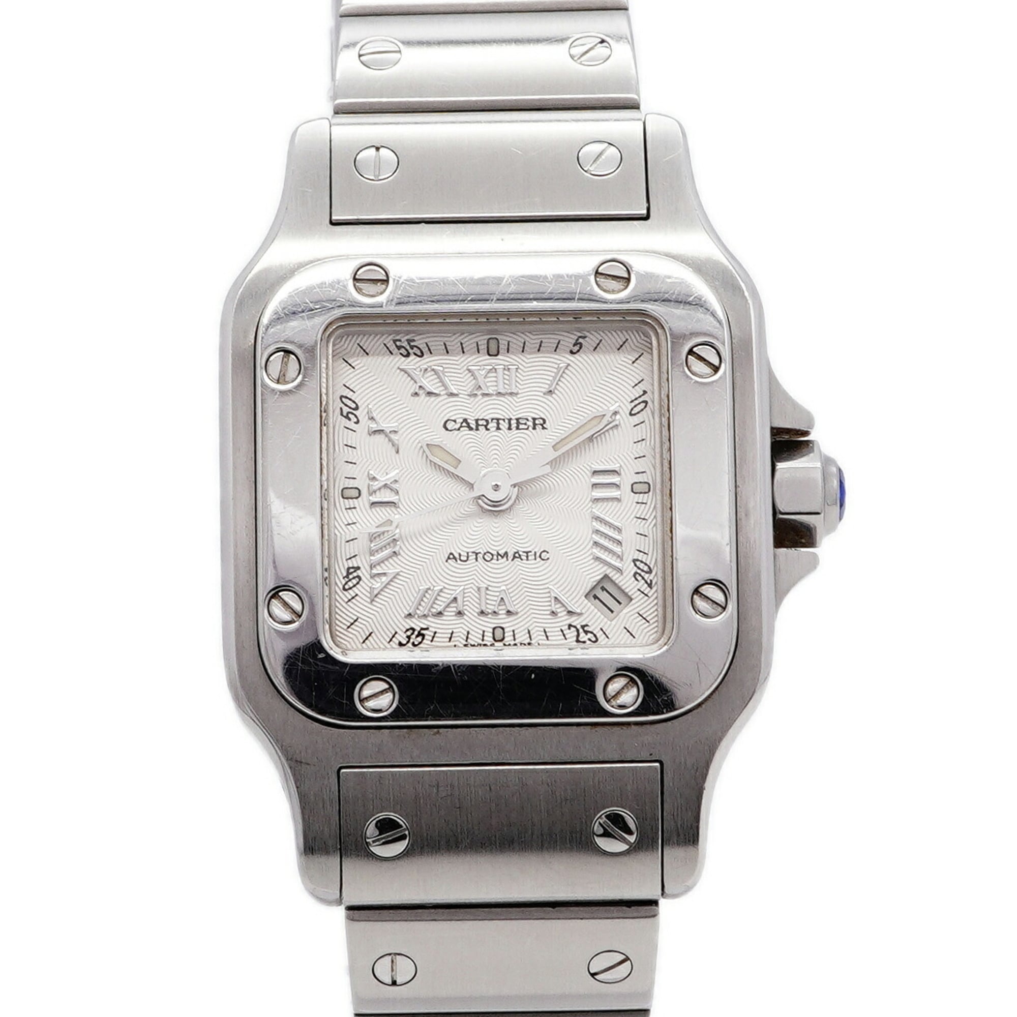 2000_c2e931d9-e654-43f5-9b36-497a2d64f060.jpg Cartier Santos Galbee SM 24mm Silver - Image 1