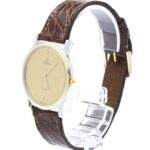 OMEGA De Ville Prestige Quartz Gold Plated Mens Watch 7400.11 - Image 2