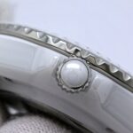 CHANEL J12 Cosmic Diamond H7990 Women's Watch, White Ceramic x Stainless Steel 40440 - Image 9