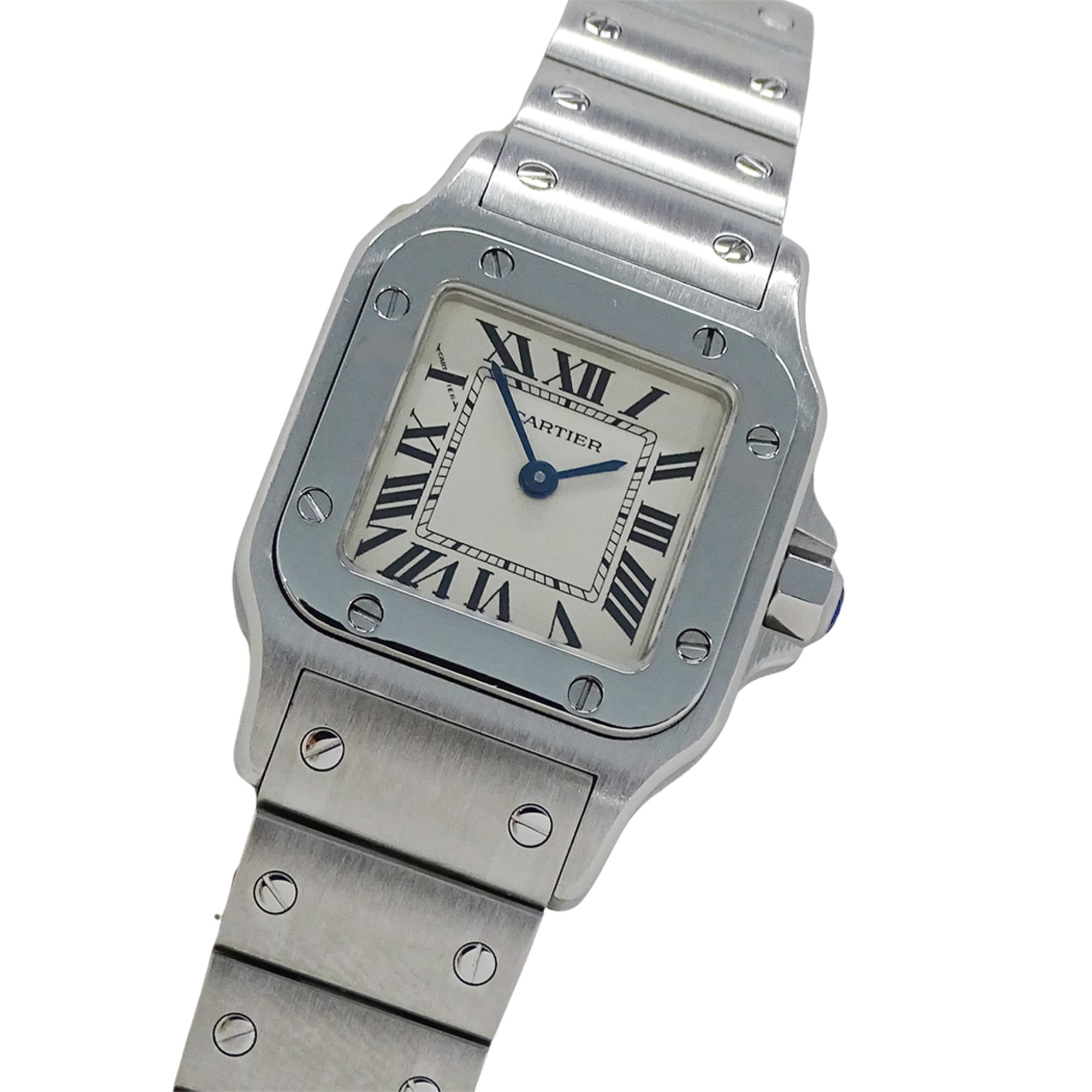 2000_e75280d3-66f4-4362-bc7a-2bd1bbc79abc.jpg Cartier Santos Galbee SM 24mm Ivory - Image 1