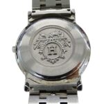 Hermes HERMES Brand Sellier Date Quartz QZ Stainless Steel SS GP SE3.720 Round - Image 7