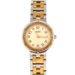 Hermes Clipper Combination SSxGP Quartz Watch
