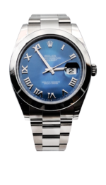 Rolex Datejust 41 Automatic Blue Roman Oyster Unworn 2022