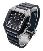 Cartier Santos Automatic Black 39.8 x 47.5mm - Image 3