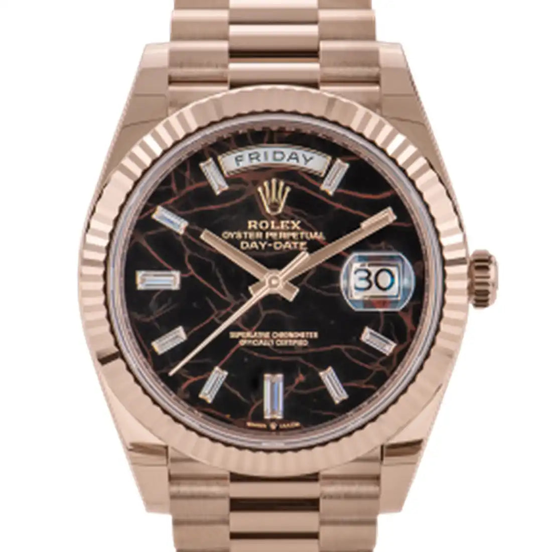 228235-0045-1.jpg Rolex Day-Date Automatic Iron Pebbles 40mm - Image 1