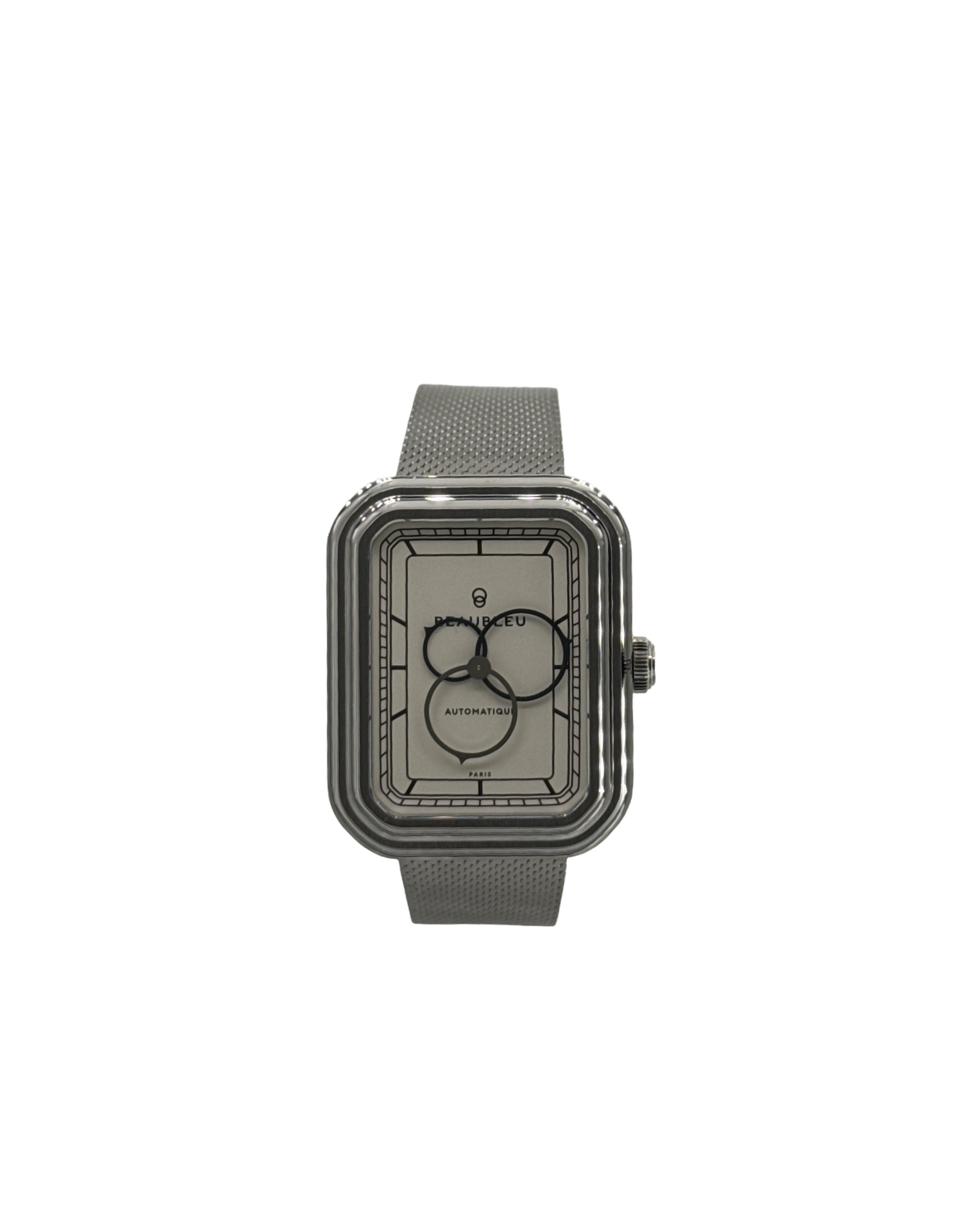 Beaubleu-ALba-BB2SLVWHTSteel-48239-1.png Beaubleu Alba Automatic White 39mm - Image 1