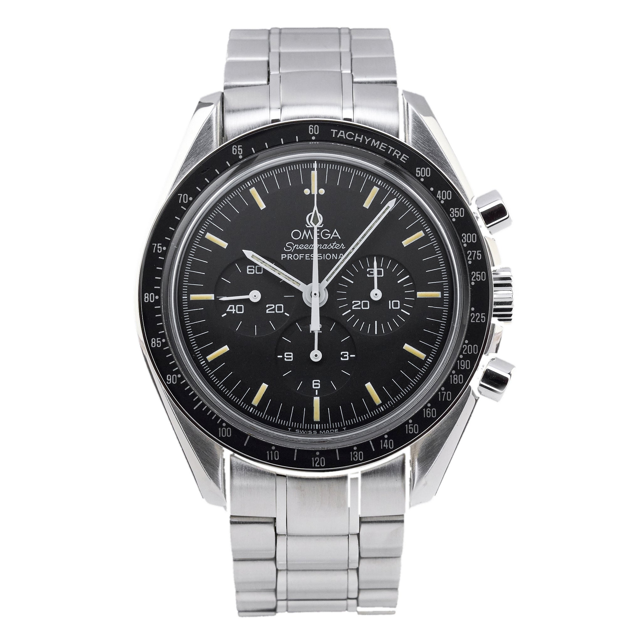 Omega-52844front.jpg Omega Speedmaster Professional Moonwatch Black 42 mm Vintage 1989 - Image 1