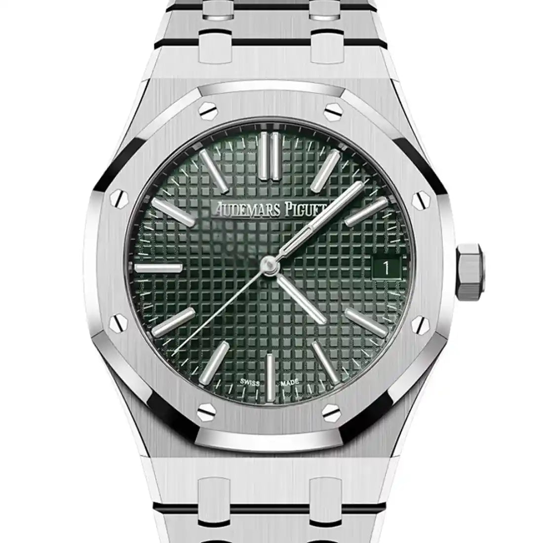 audemarspiguet-royaloak-15510stoo1320st09-49630-1.jpg Audemars Piguet Royal Oak Automatic Grey 41mm - Image 1