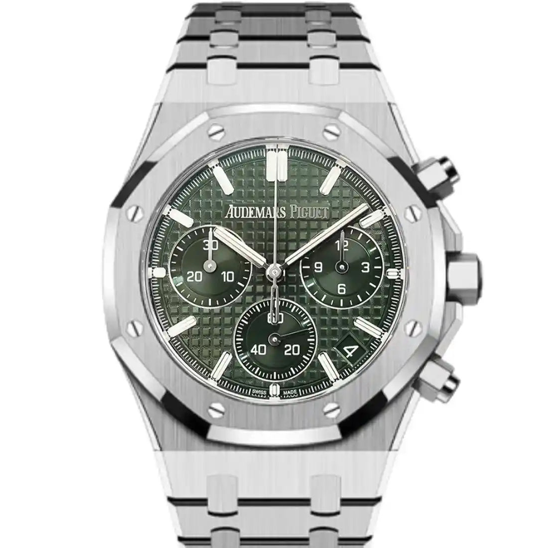 audemarspiguet-royaloak-26240stoo1320st04-49634-1.jpg Audemars Piguet Royal Oak Automatic Green 41mm - Image 1