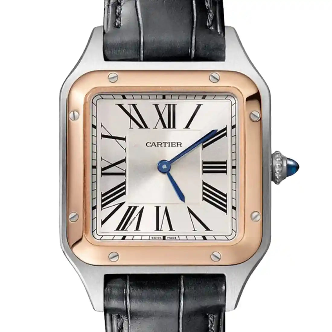 cartier-santos-dumont-w2sa0038-49670-1.jpg Cartier Santos-Dumont Quartz Silver 38mm - Image 1