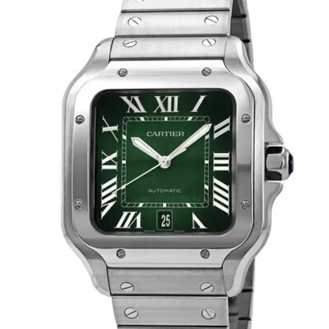 cartier-santos-wssa0062-49669-1.jpg Cartier Santos Automatic Green 40 x 47mm - Image 1
