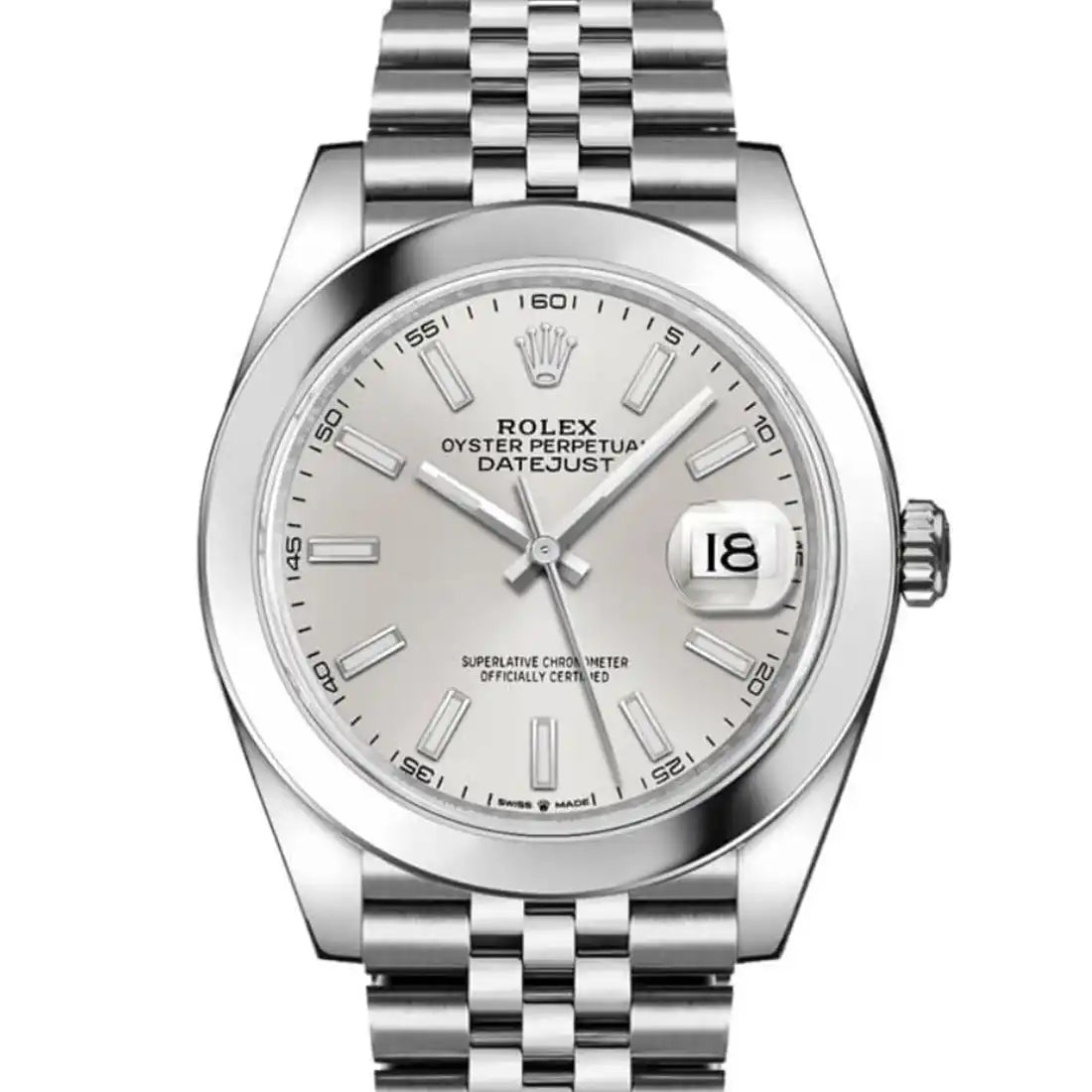 rolex-datejust-126300-0004-49735-1-1.jpg Rolex Datejust Automatic Silver 41mm - Image 1